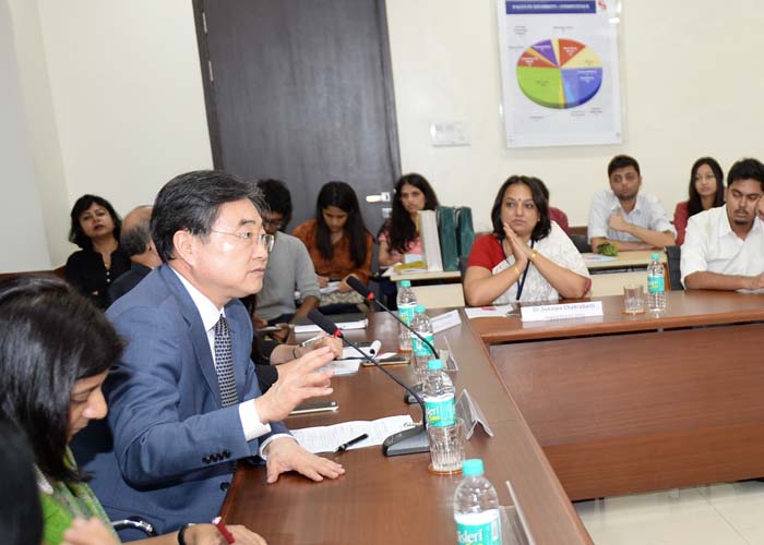Guest Lecture by His Excellency Mr. Cho Hyun, Ambassador of Republic of South Korea to India