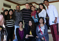 Students of Symbiosis School of International Studies at Asia Plateau